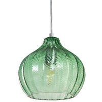 HÄNGELEUCHTE Keila 23/23/74 cm - Grün, Glas (23/23/74cm) - Beliani