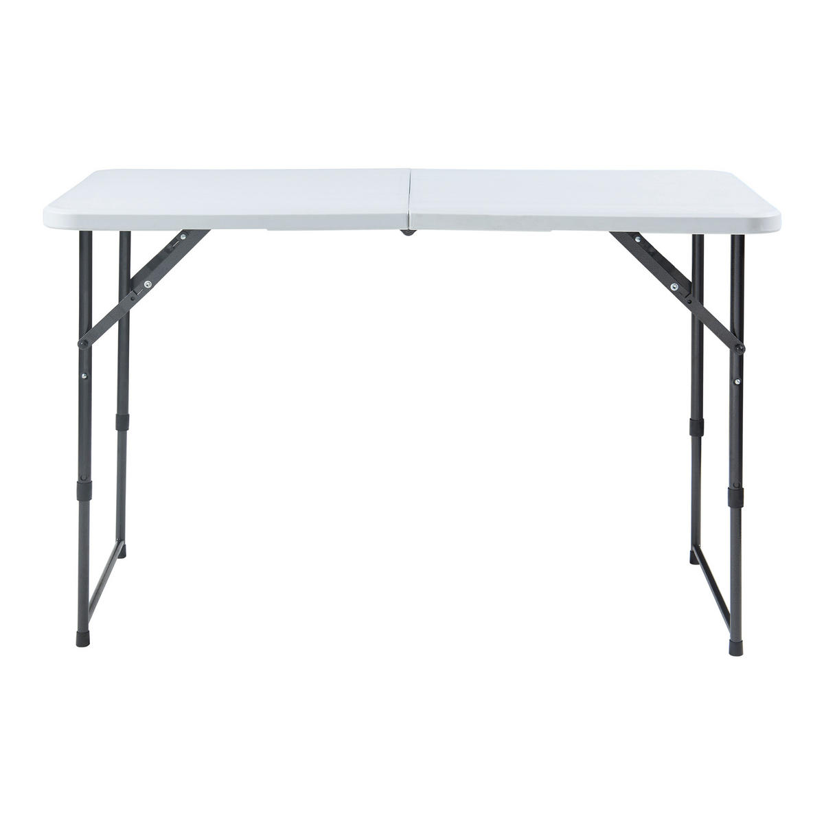 KLAPPTISCH Adelfia - Weiß, Kunststoff/Metall (120/60/90cm) - [en.casa]