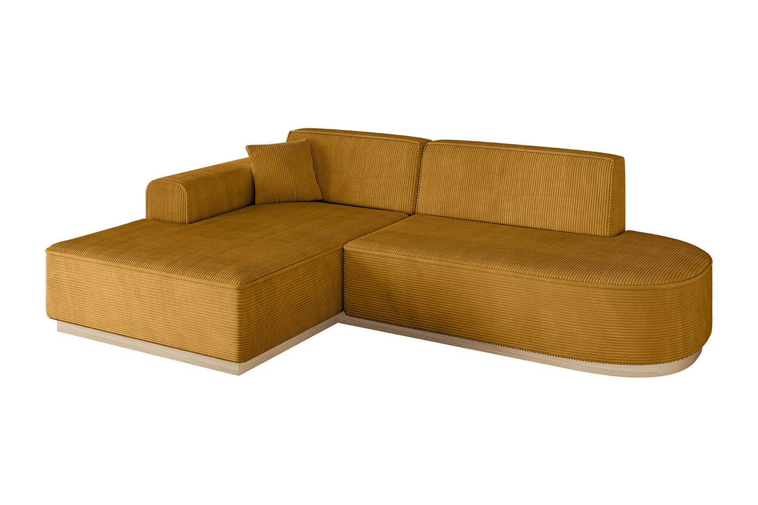 Altdecor Ecksofa Grün 232x165 cm