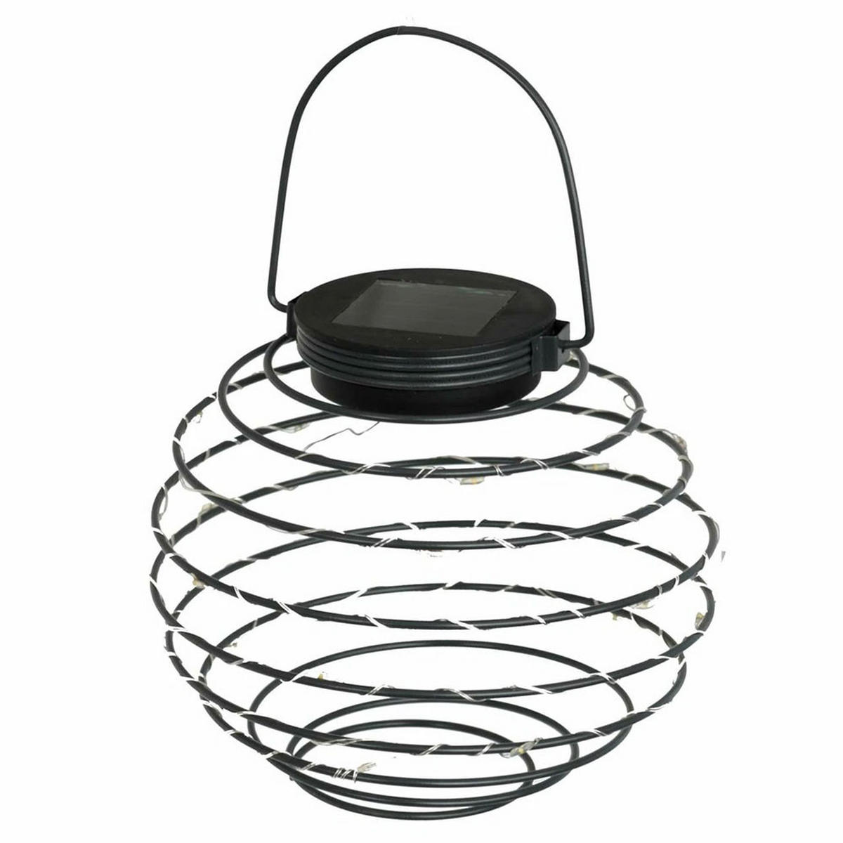 LED SOLARLEUCHTE Bienennest Anthrazit 2er Set - Anthrazit, Kunststoff (15/15/15cm)