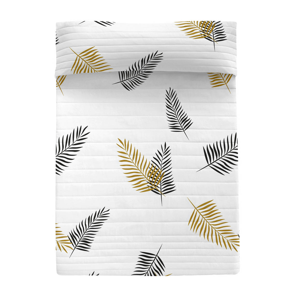 TAGESDECKE foliage 180x260 cm (bett 80/90/105) mehrfarbig - Multicolor, Textil (180/260cm) - Happy Friday