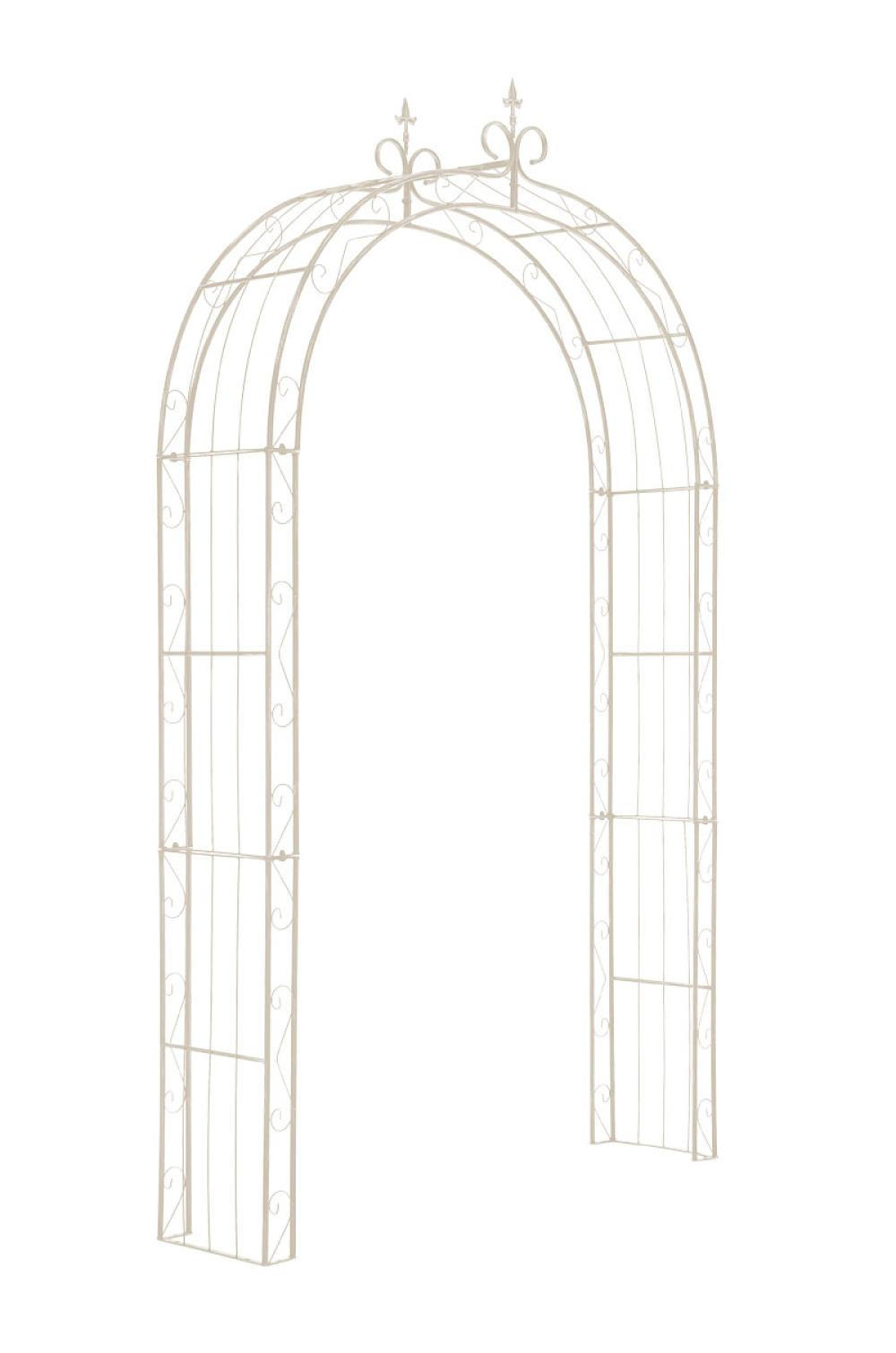 ROSENBOGEN Metall Antik-Creme - Creme, Metall (148/260/34.5cm) - CLP