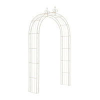 ROSENBOGEN Metall Antik-Creme - Creme, Metall (148/260/34.5cm) - CLP
