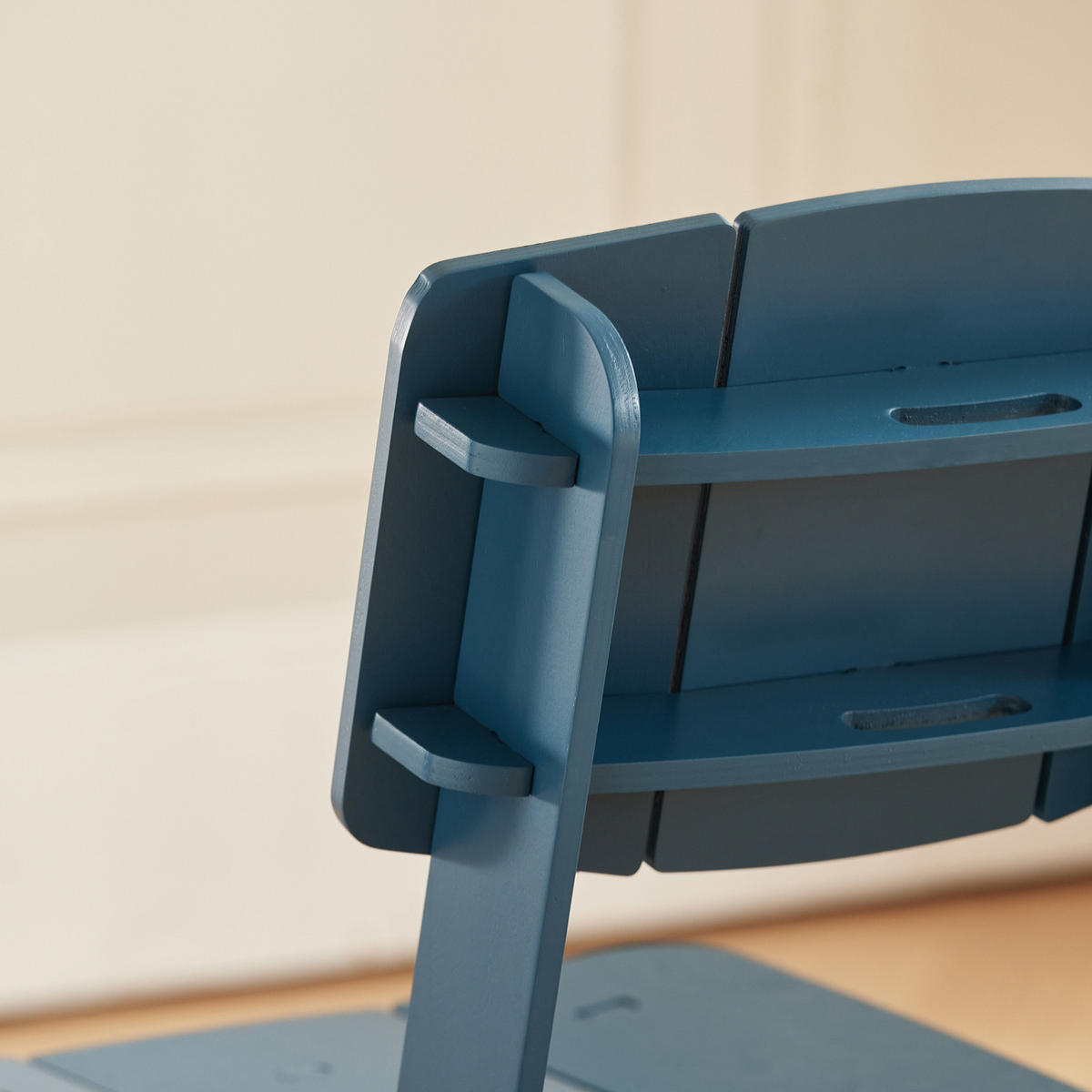 STUHL Blau - Blau, Holz (45/86/61cm) - SoBuy