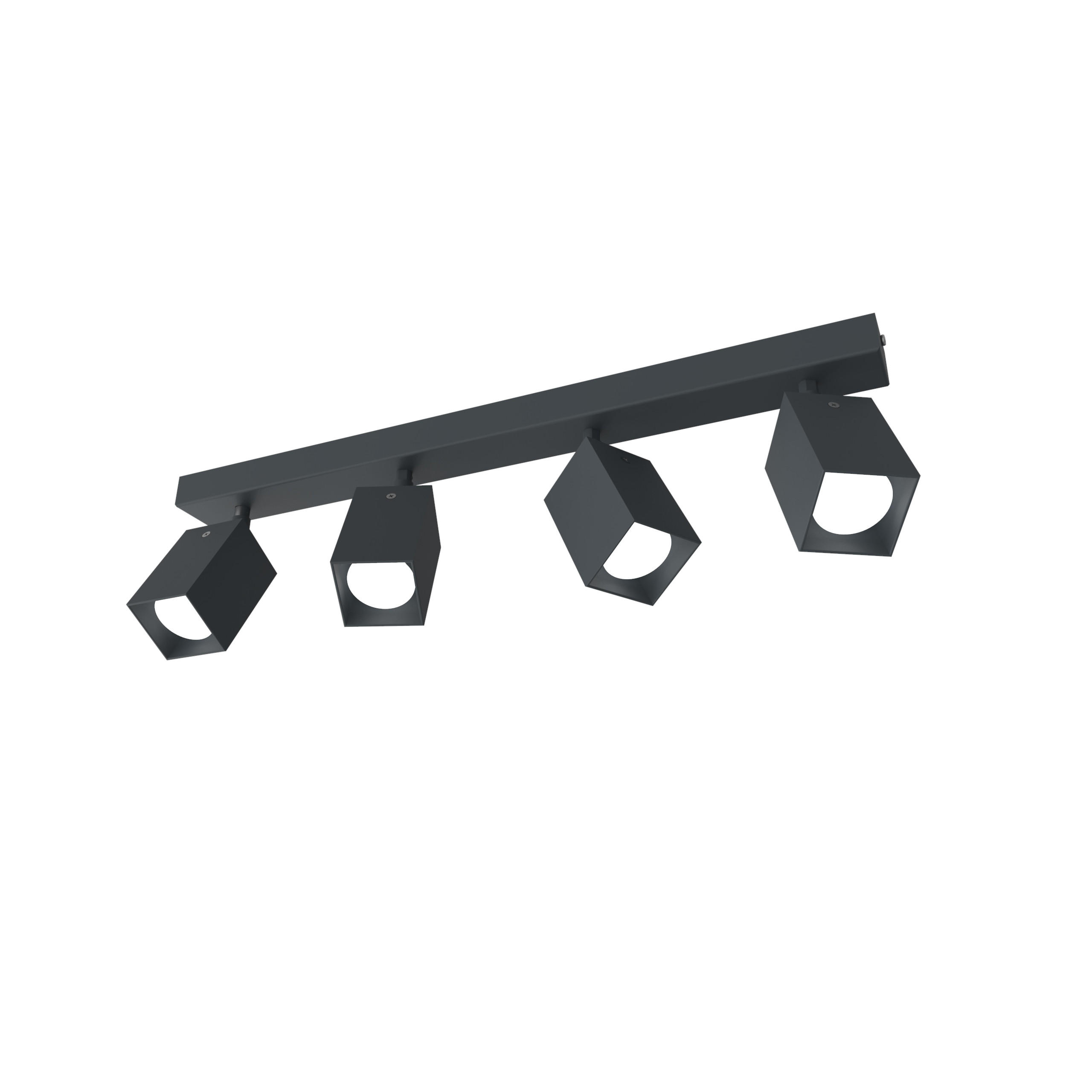 Lumicom Deckenleuchte Anthrazit 60x18x6 cm