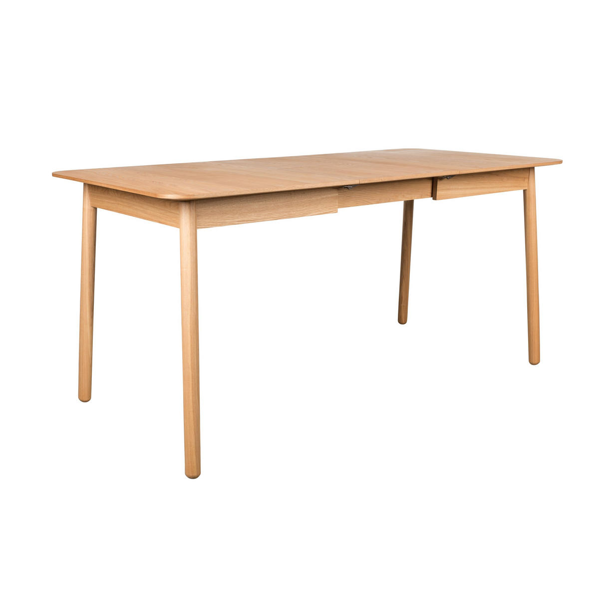 ESSTISCH Glimps Ausziehbarer 120/162x80 cm Natur - Naturfarben, Holz (120/80/76cm) - Zuiver