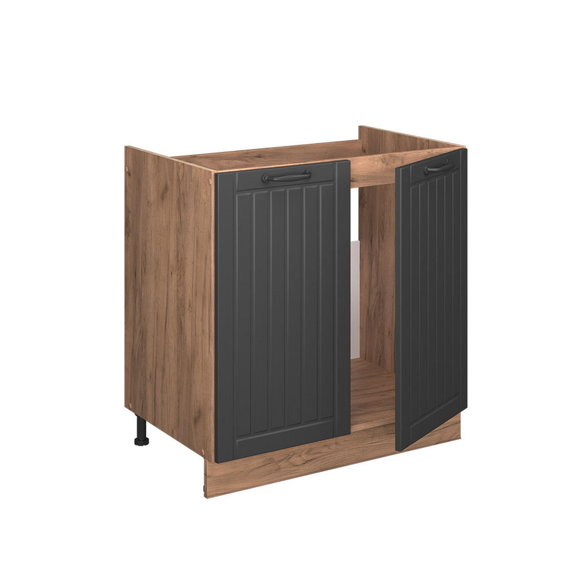 SKŘÍŇKA POD DŘEZ Fame-Line Tmavě šedá - medově dubová/tmavě šedá, kompozitní dřevo (80/82/60cm) - Vicco