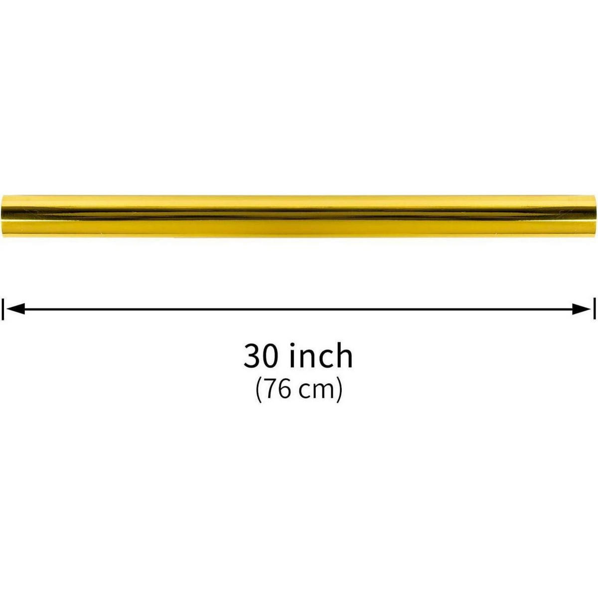 GESCHENKPAPIER Gold Metallic 76 cm x 10 m - Goldfarben, Papier (4/4/76cm)