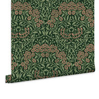 VLIESTAPETE Herbstaster 1000x52cm - Grün, Papier/Kunststoff (52/1000cm) - William Morris at Home