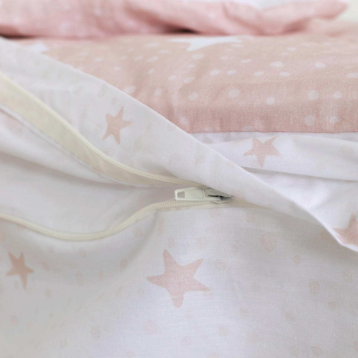 KINDER schlafsack Little star Rosa 90x200 cm Ohne füllung - Pink, Textil (90/200cm) - Happy Friday