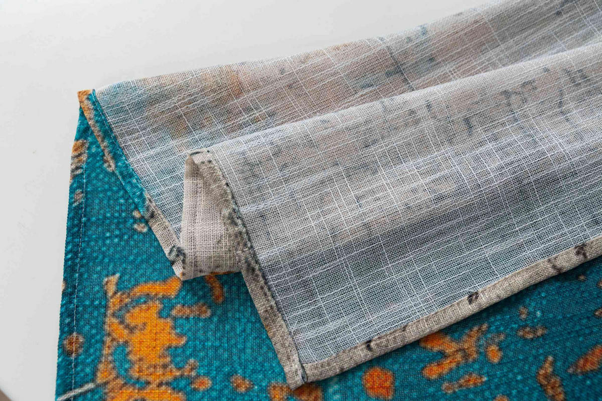 VORHANG SEOUL HxB 245x140 cm Apart - Türkis, Textil (140/245cm) - Gardinenbox