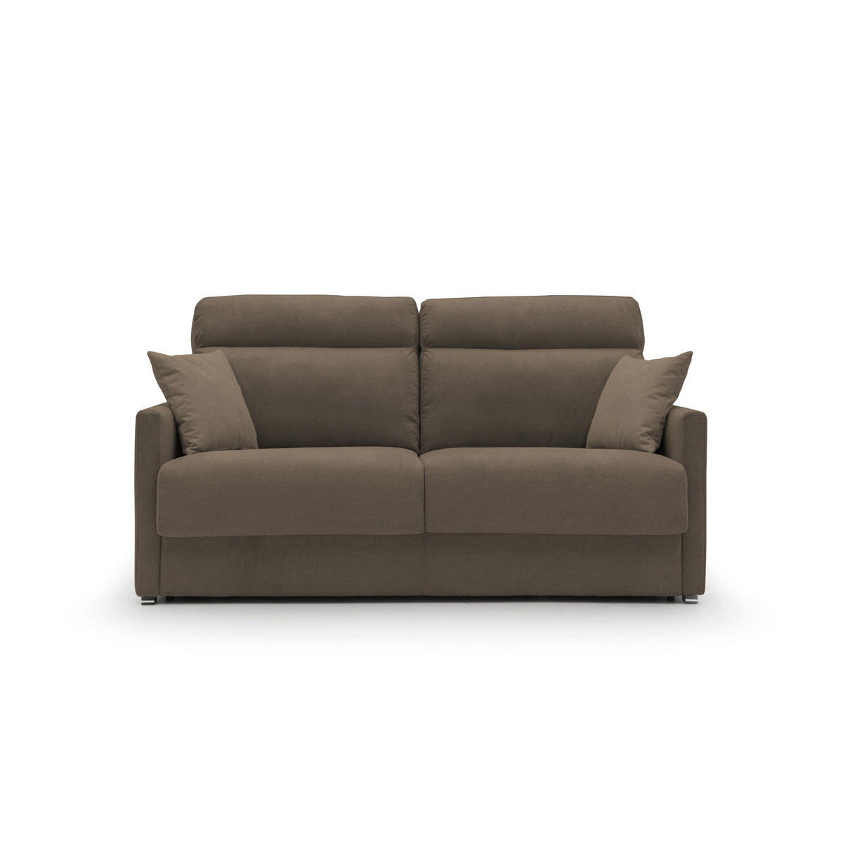 SCHLAFSOFA Margot - Braun, Textil (196/102/97cm) - Divani.store