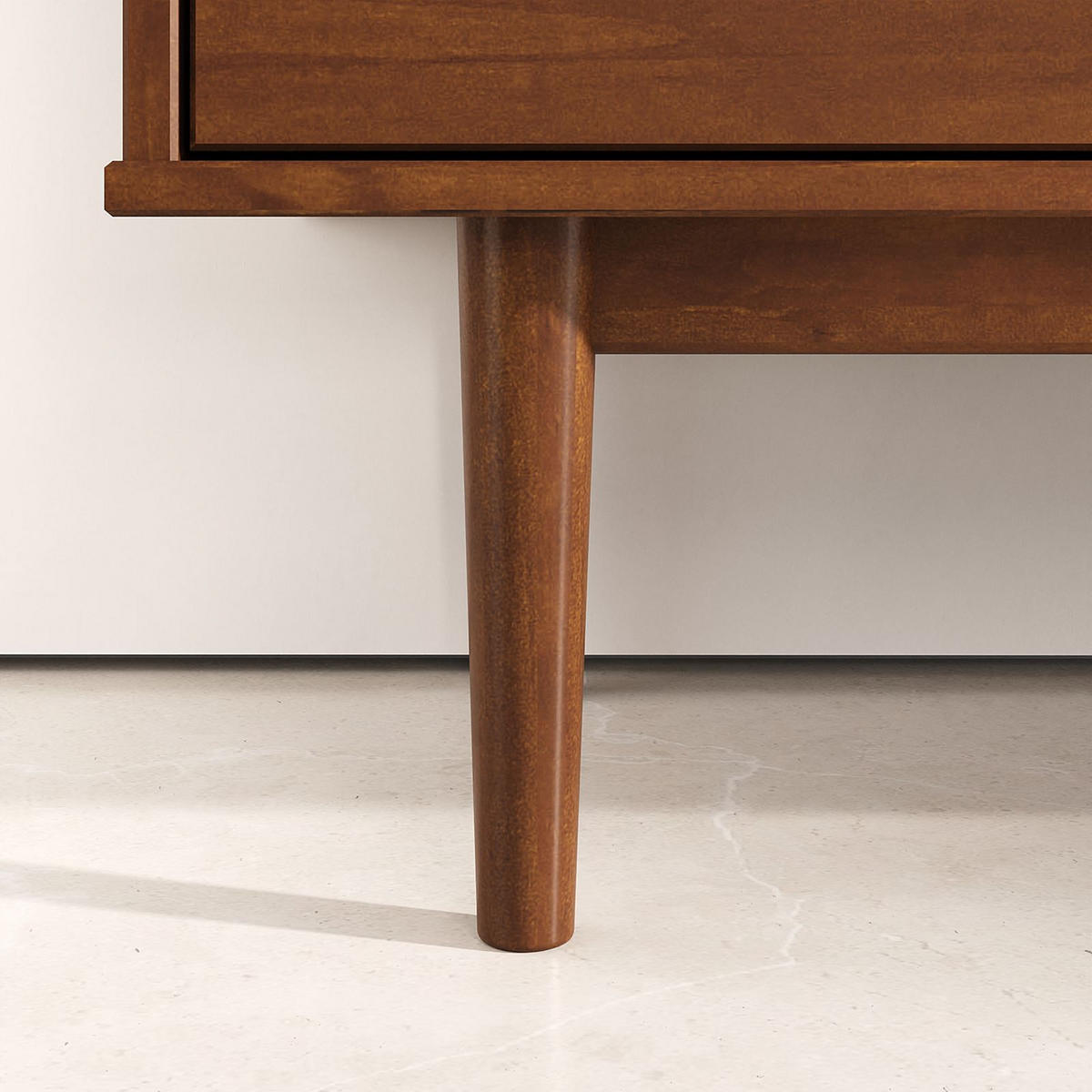 LOWBOARD TECCA Kastanie - Kastanienfarben, Holz (145/48/41cm) - IDIMEX