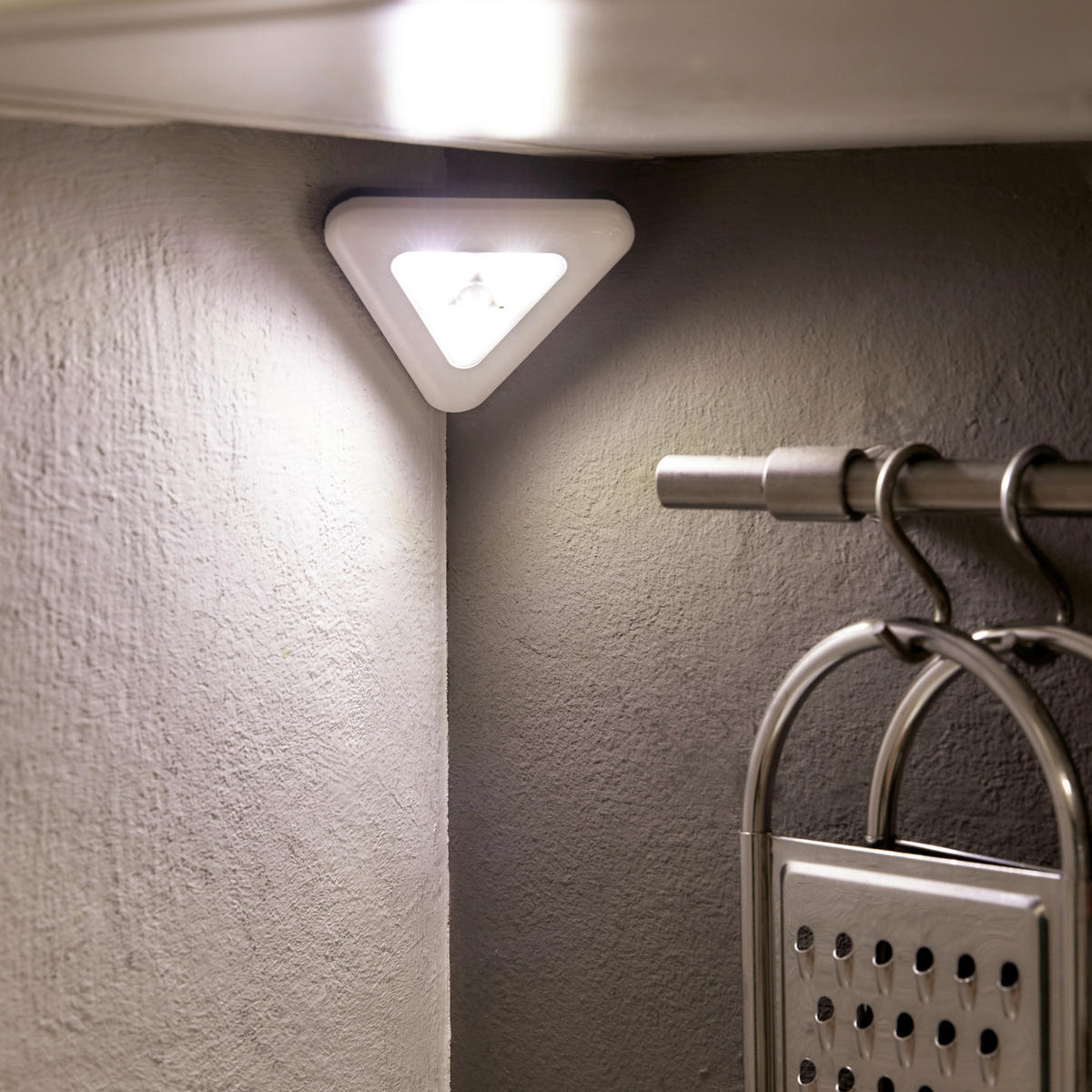 LED-SENSORSLEUCHTE - Eck-Nachtlicht mit Bewegungsmelder und Dämmerungssensor für Flur, Bad und dunkle Ecken - Weiß, Kunststoff (5/7.5/7.5cm) - Northpoint
