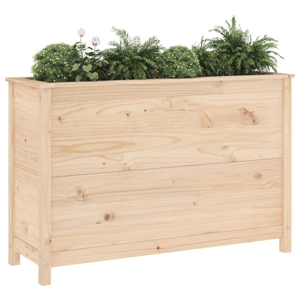 HOCHBEET 119,5x40x78 cm Massivholz Kiefer - Braun, Holz (40/78/119.5cm) - furnicato