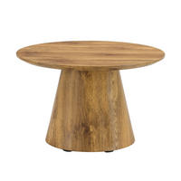 COUCHTISCH in Naturfarbe Wohnzimmertisch mit hochwertiger Holzdekorfolie für Wohnzimmer, B60/T60/H35 cm - Naturfarben, Holzwerkstoff (60/60/35cm) - STILVORA
