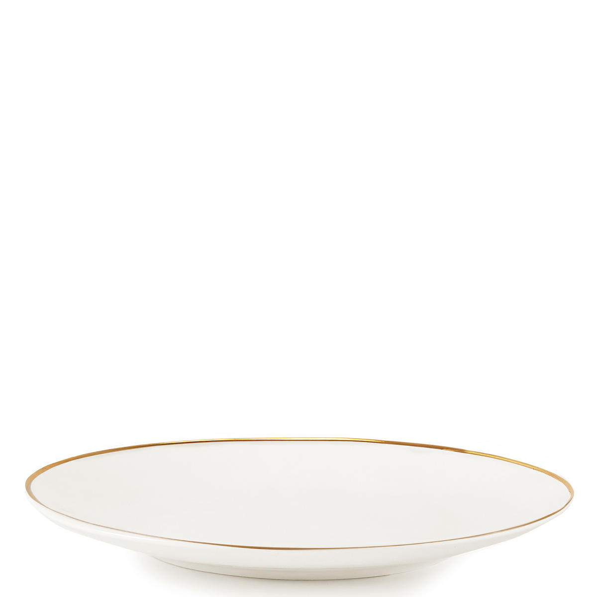 TEESERVICE AD BELLA, 6 Personen, 12-tlg - Ecru/Goldfarben, Keramik (20/10.5/20cm) - KONSIMO®