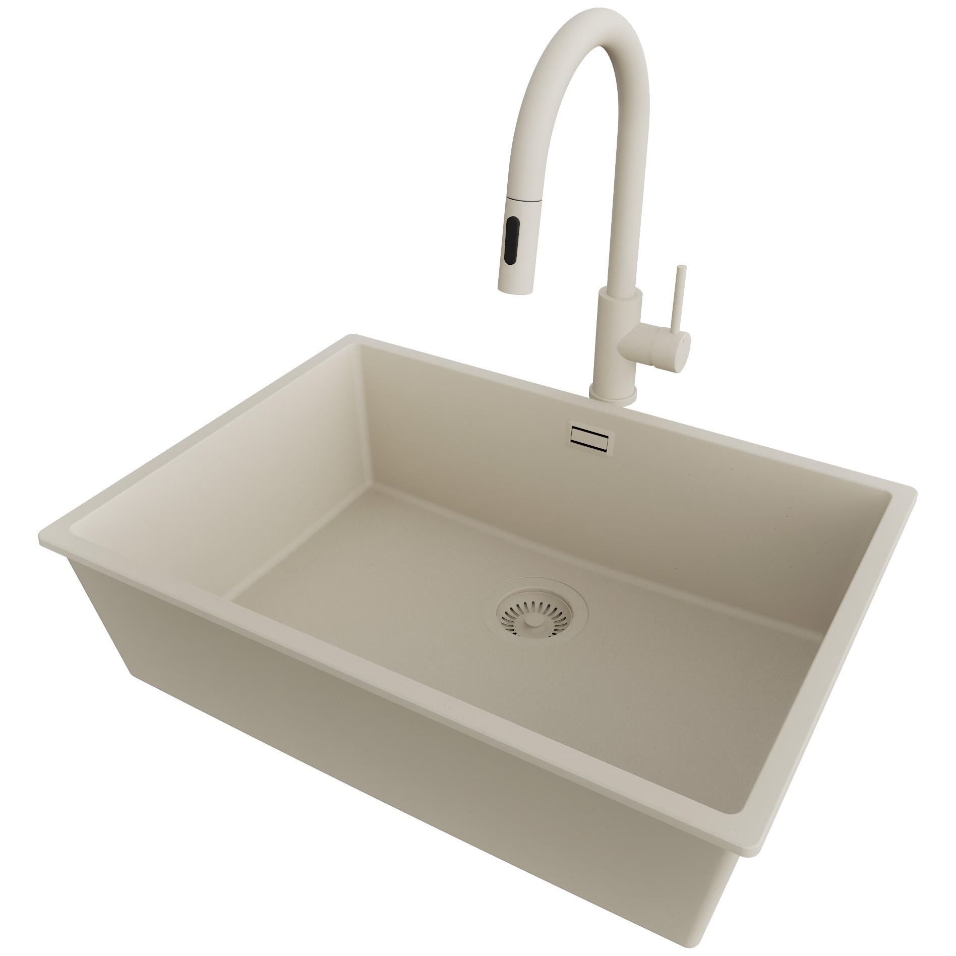 Primagran Granitspüle Beige, Beige, Beige 66x20x47 cm