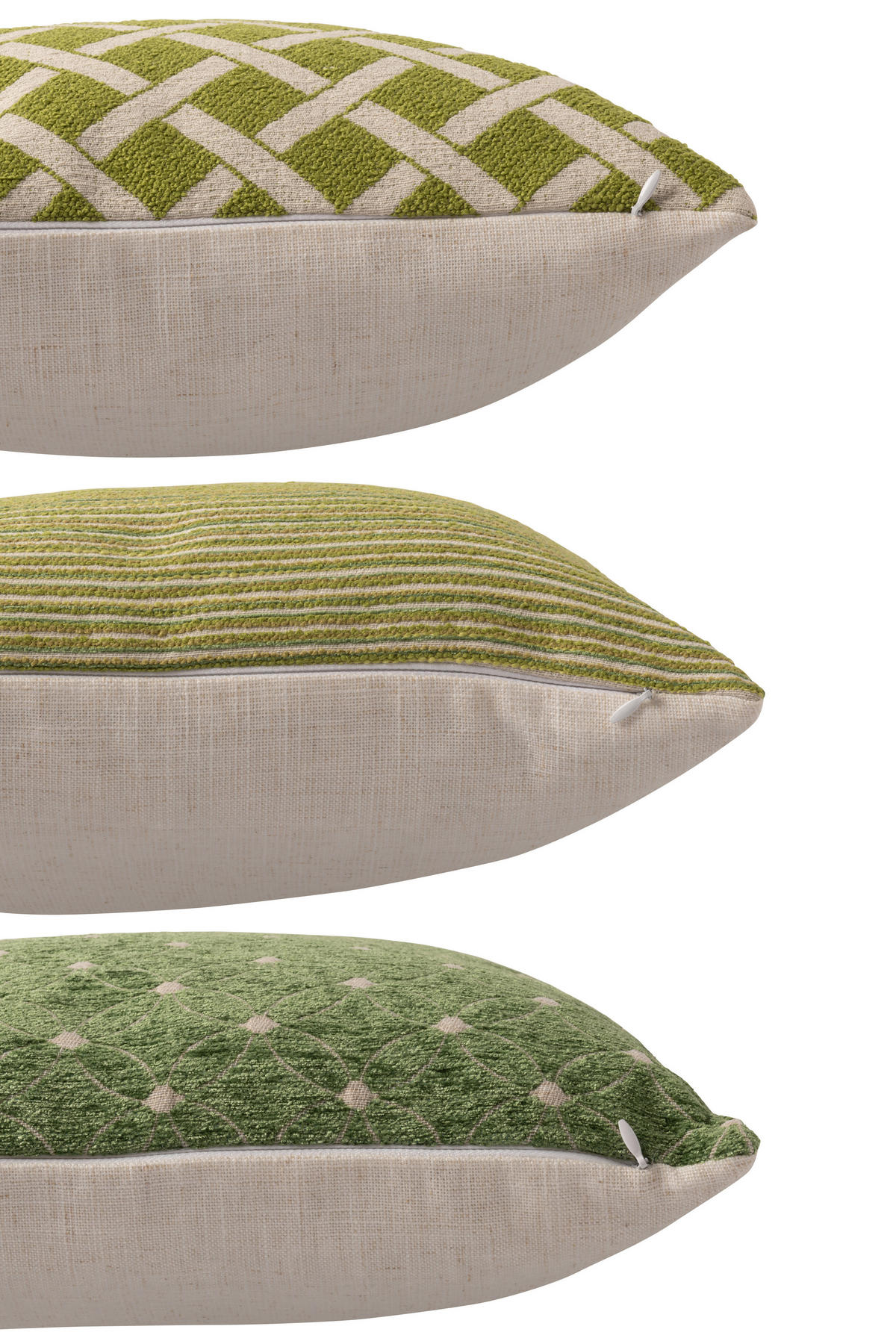KISSEN VIERECKIG Grün - Grün, Textil (45/45cm) - J-Line