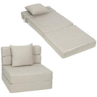 SCHLAFSESSEL DE-14621 mit abnehmbarem Kissenbezug Beige - Beige, Textil (70/61/70cm) - ComfortXL