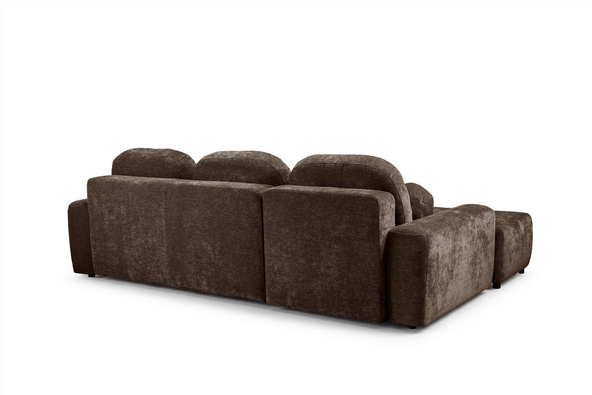 ECKSOFA Argos In Vibe - Braun, Holzwerkstoff/Textil (170/267cm) - Fun Möbel