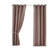 VORHANG 2ER SET PALERMO HxB 145x140 cm Taupe - Taupe, Textil (140/145cm) - Gardinenbox