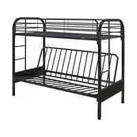 ETAGENBETT polo Schwarz - Schwarz, Metall (190/90cm) - Habitat Garten