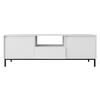 TV-ELEMENT Ozmi 2K1SZ - Schwarz/Weiß, Holzwerkstoff/Metall (174/55/40cm) - MIRJAN24
