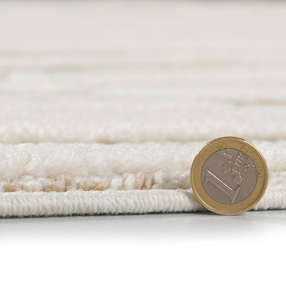 TEPPICH Beige Geometrisch, Moderne 250 x 350 cm - Sandfarben/Beige, Textil (250/350cm) - Mazovia