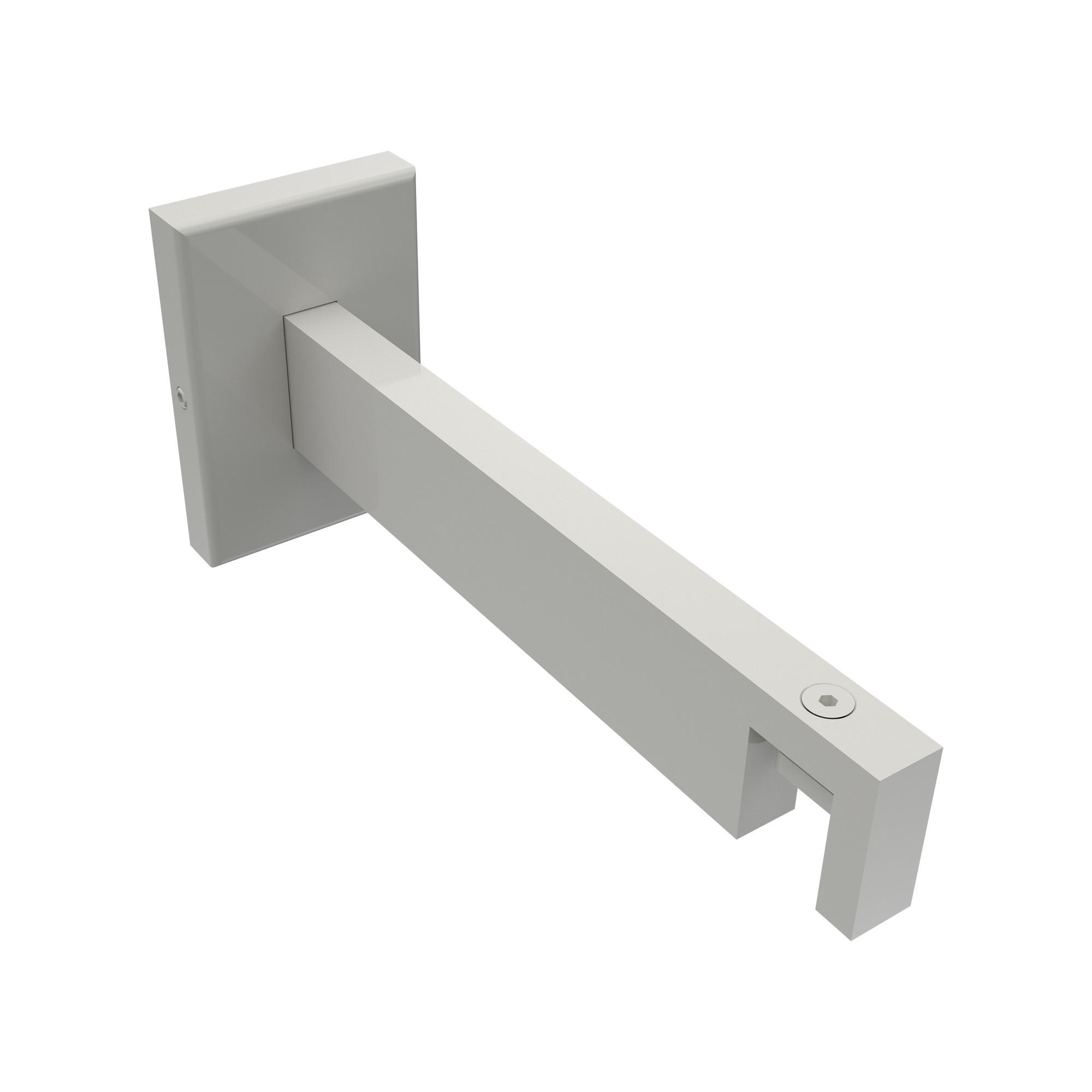 TRÄGER FÜR GARDINENSTANGEN INNENLAUF 14x35 mm, Smartline 1-läufig lang, Weiß - Weiß, Metall (14.5/6.5/4.5cm) - INTERDECO