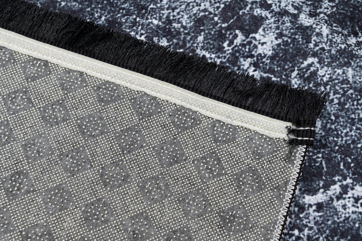 TEPPICH TOSCANA Schwarz 160/230 cm - Schwarz, Textil (160/230cm) - Tapiso