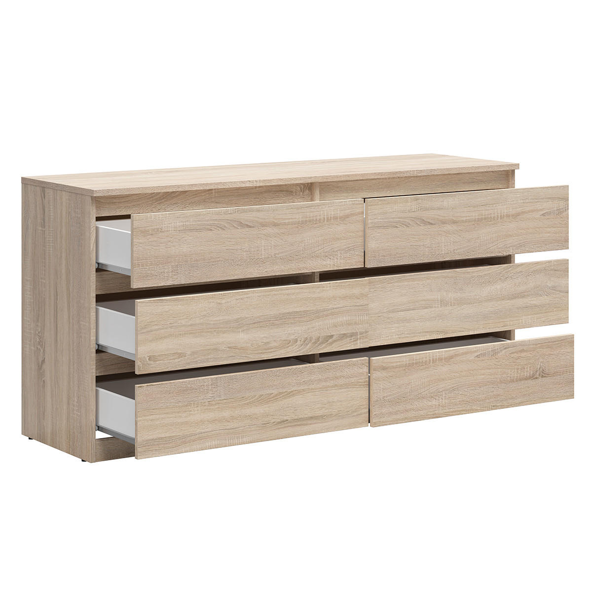 KOMMODE Edwin Holz - Braun, Holzwerkstoff (150/75/45cm) - Petits-meubles