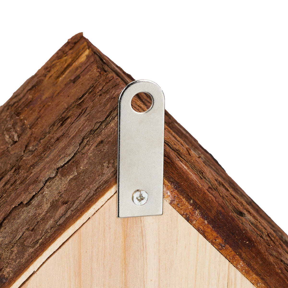 MARIENKÄFERHAUS - Hellbraun, Holz (19/22.5/12.5cm) - Relaxdays