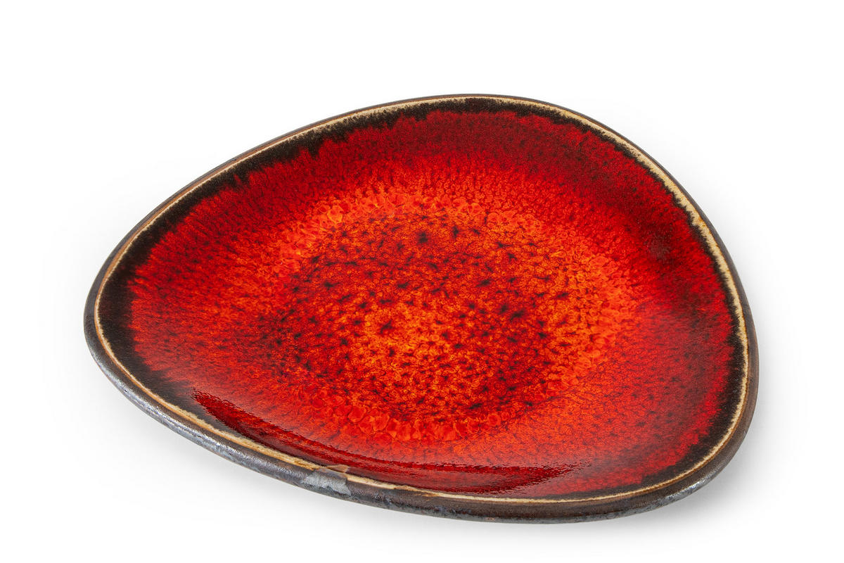 FRÜHSTÜCKSTELLER PRIMA 6-tlg, Rot - Rot, Keramik (18/20/3cm) - KONSIMO®