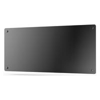 HEIZKÖRPERPANEEL Schwarz mit Glasscheibe und WiFi-App-Steuerung 2000 W - Schwarz, Keramik (84/40/12cm) - Purline
