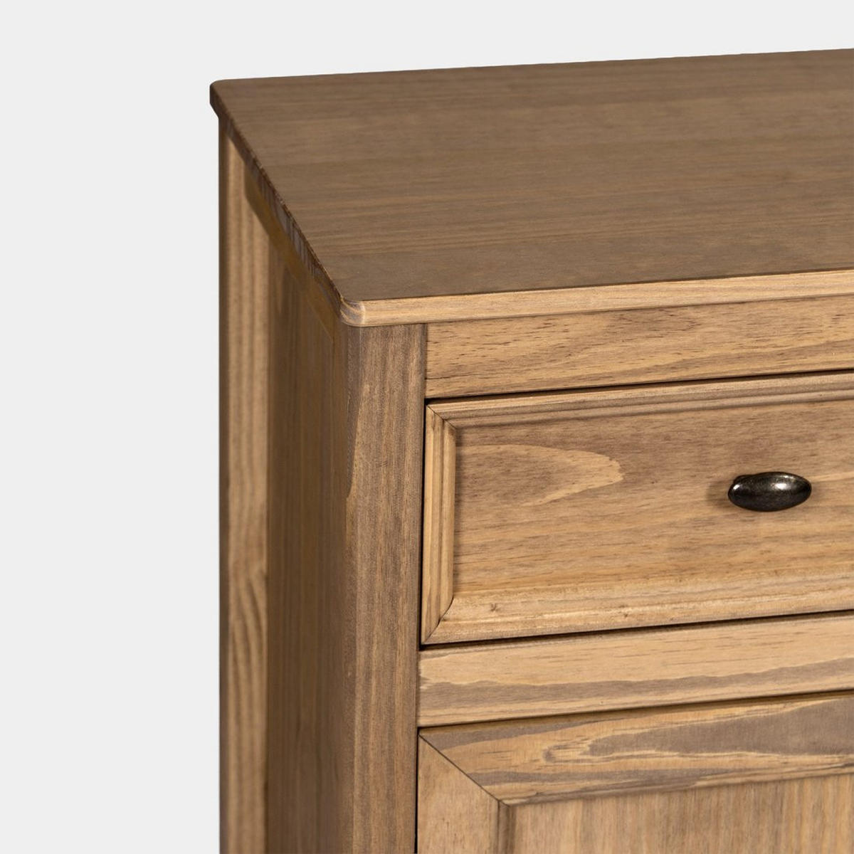 ANRICHTE NIEDRIGE Serena Natürlich 180 cm x 82 cm - Naturfarben, Holz (180/82/39cm) - Klast Home