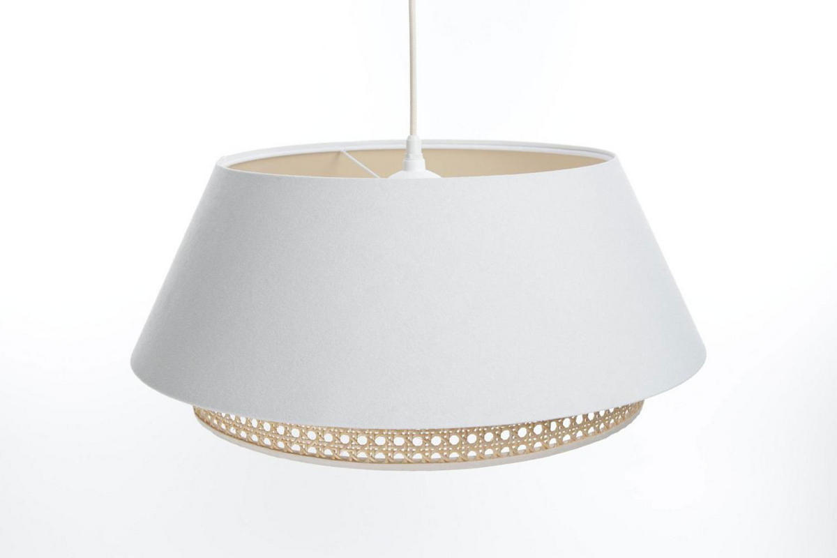 HÄNGELEUCHTE Weiß 50/23 cm - Weiß, Kunststoff (50/1.3/23cm) - ONZENO