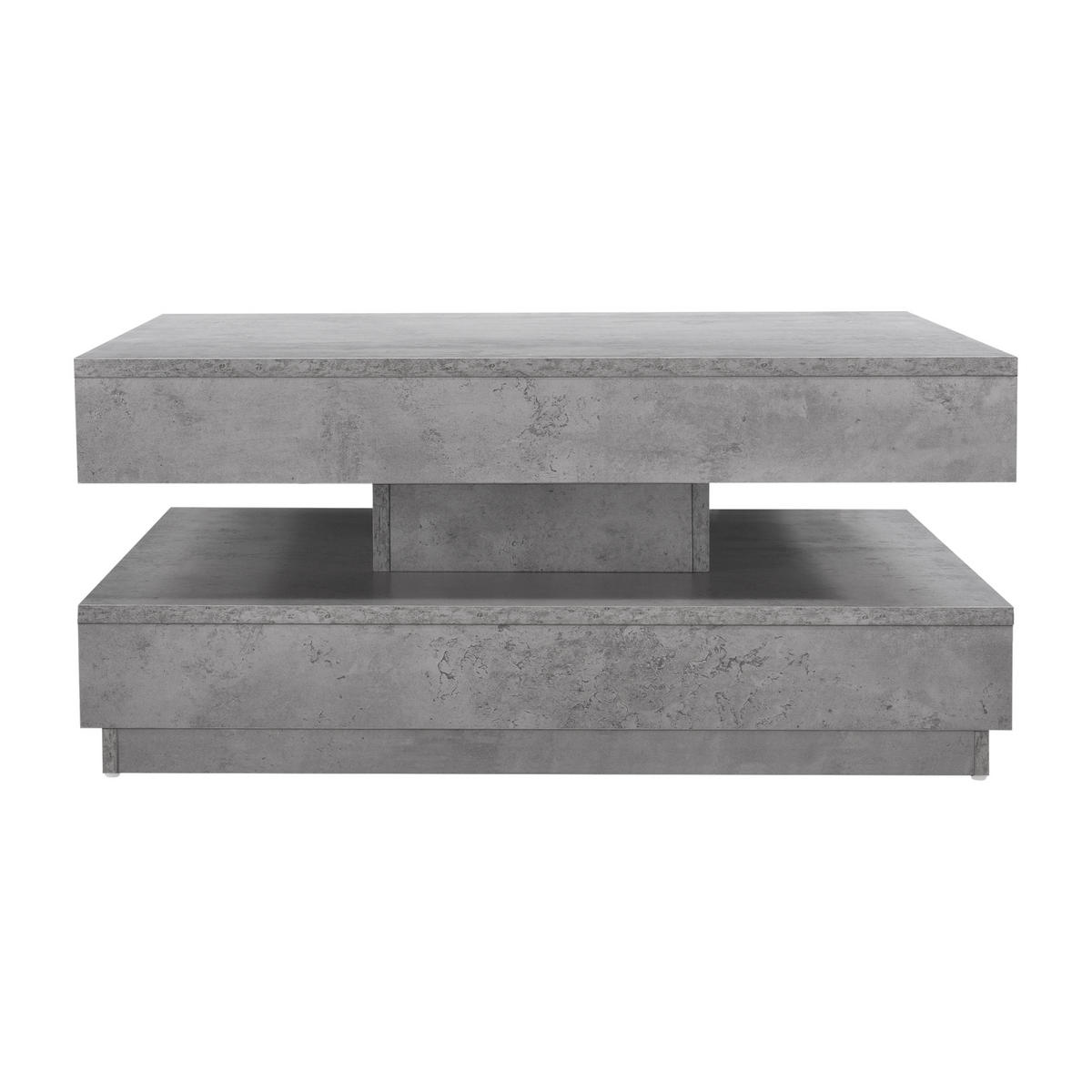COUCHTISCH Florenz 76/76/38 cm - Grau, Holzwerkstoff (76/76/38cm) - [en.casa]