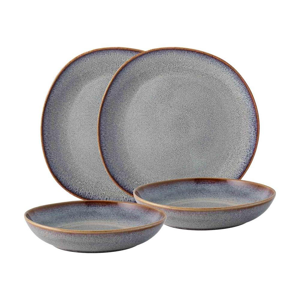 TAFEL-SET Lave Beige 4er Set - Beige, Keramik (2/2/2cm) - like.Villeroy & Boch
