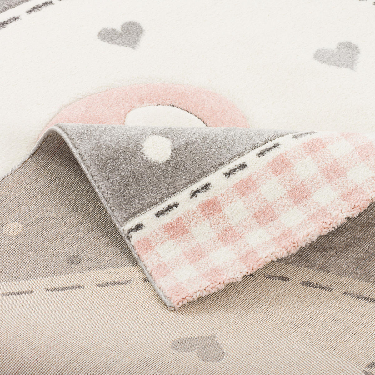 KINDER TEPPICH MAUI KIDS PASTELL ROSA FLAMINGO - Rosa, Textil (160/230cm) - Pergamon