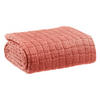 PLAID Swami pfirsich 130 x 200 cm - Rosa, Textil (130/200cm) - Vivaraise
