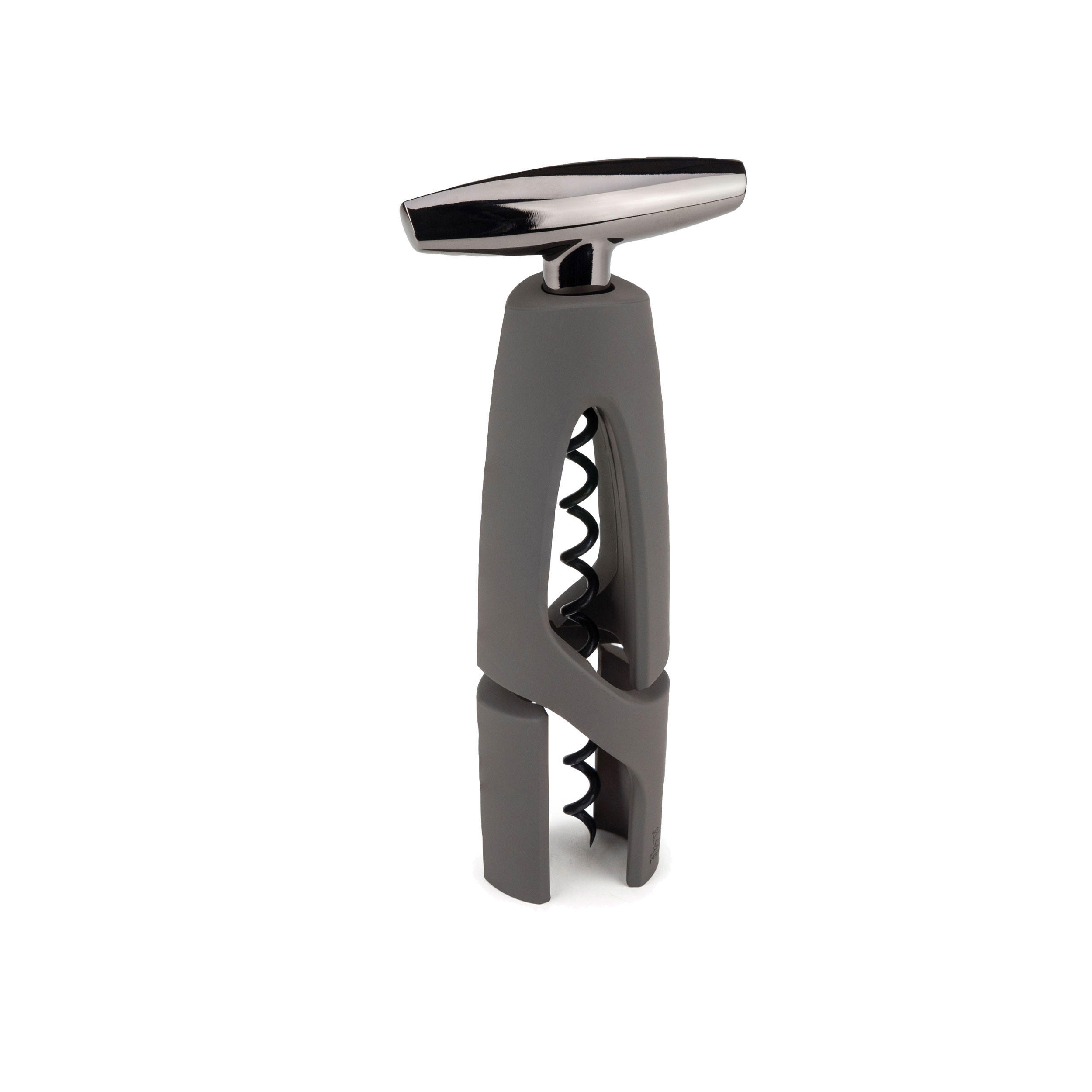 KORKENZIEHER Altar Basalt mit Kapselschneider - Grau, Metall (3.5cm) - PEUGEOT