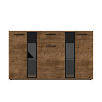 SIDEBOARD Formilo Lefkas Eiche 140,4/80/40,2 cm – Kommode mit Schublade - Braun, Holzwerkstoff/Kunststoff (140/80/40cm) - AX Living
