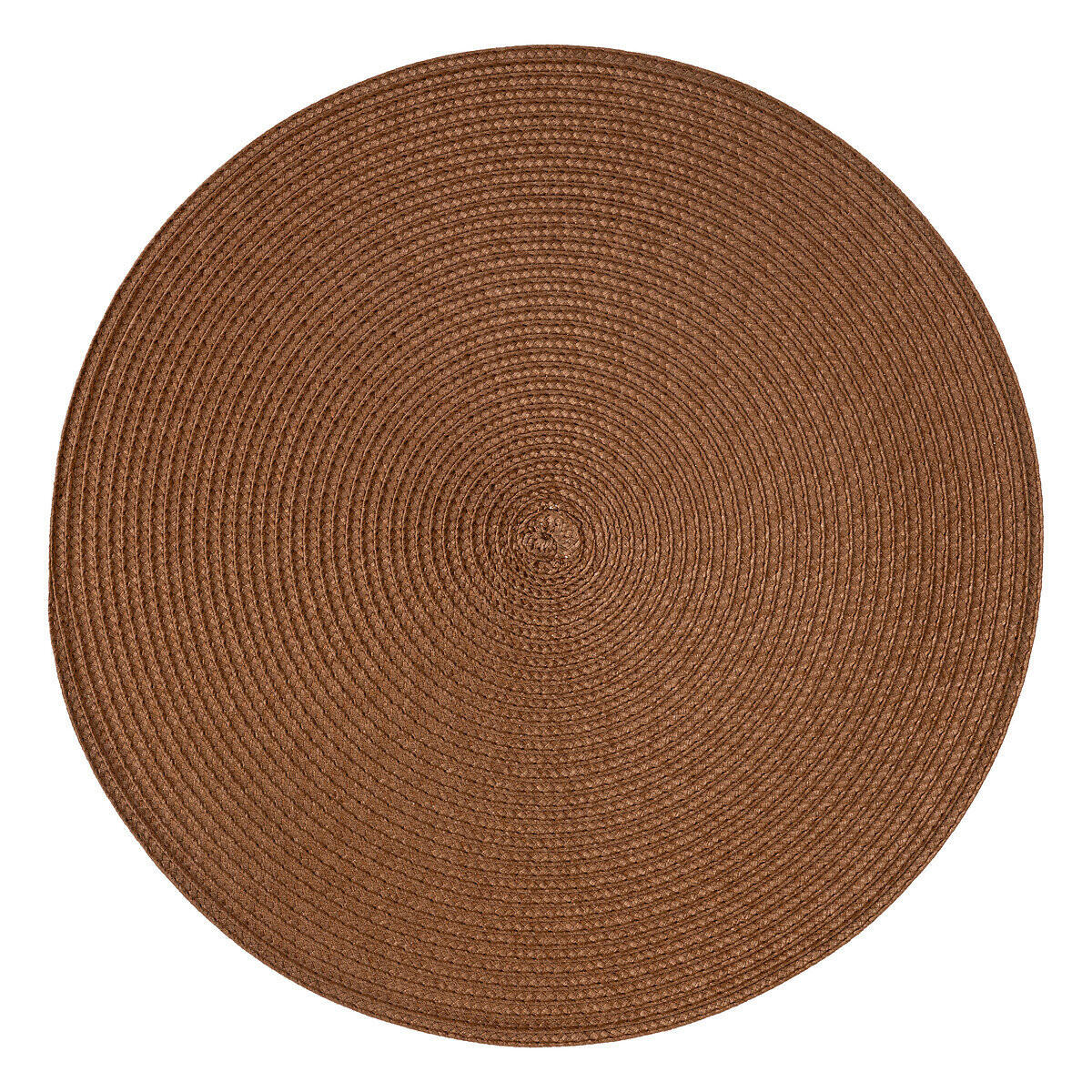 TISCHSET Gewebt Ø 38 cm - Braun, Kunststoff (38cm) - Secret de Gourmet