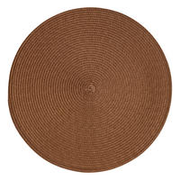 TISCHSET Gewebt Ø 38 cm - Braun, Kunststoff (38cm) - Secret de Gourmet