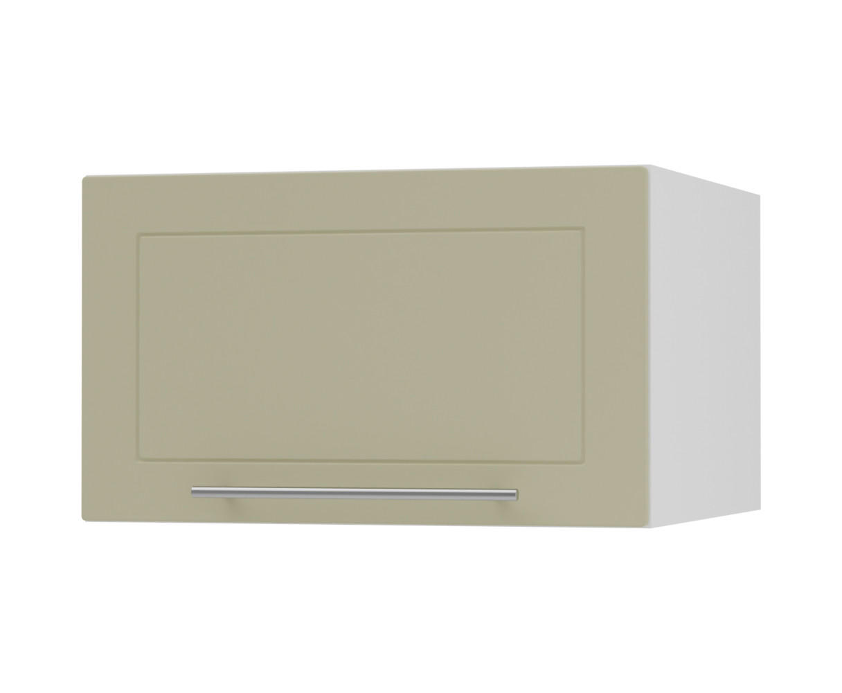 KLAPPHÄNGESCHRANK Kvantum W4B/60-AV Vanille Matt / Weiß Matt 60 / 32,5 / 36cm - Creme/Weiß, Holz/Holzwerkstoff (60/36/32.5cm) - Feldmann-Wohnen