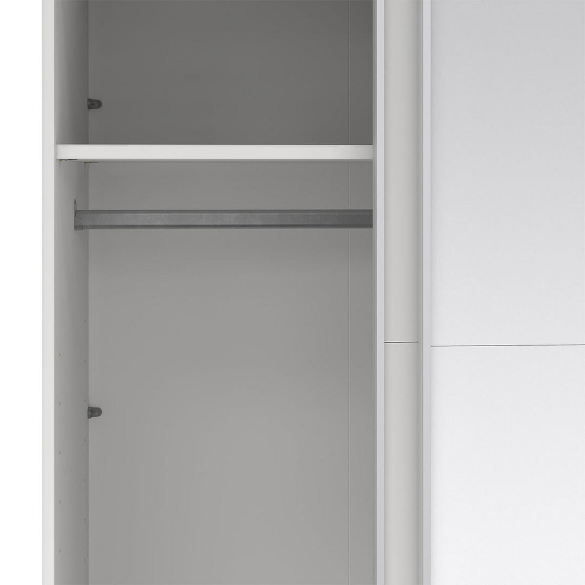 SCHIEBETÜRENSCHRANK, Catania, Weiß, Holzwerkstoff, 179 x 67 x 221 cm - Weiß, Holzwerkstoff (179/221/67cm) - ebuy24