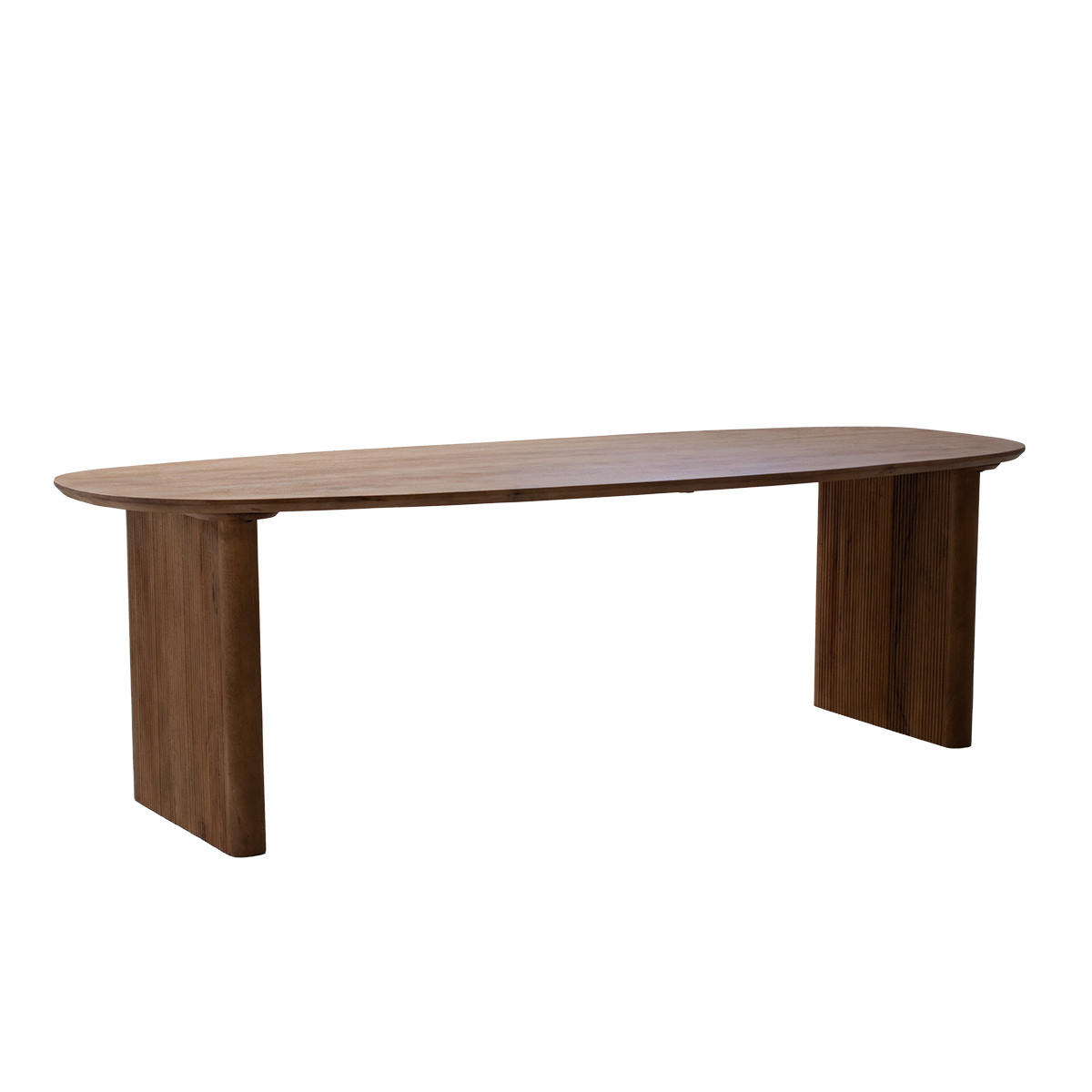 ESSTISCH oval aus Mangoholz 180cm, natürlich - Braun, Holz (180/90/76cm) - Giga Meubel
