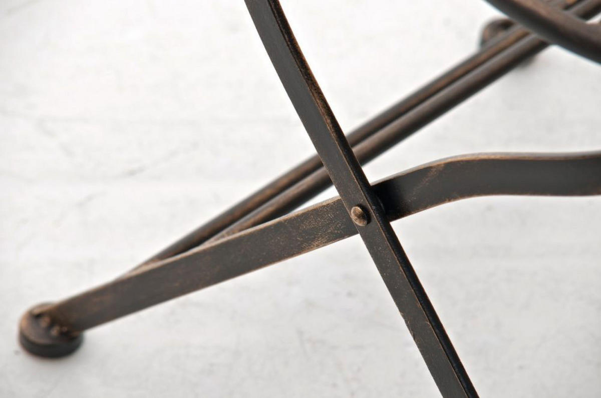GARTENSTUHL Moni bronze - Braun, Metall (43/50/91.5cm) - TPFGarden