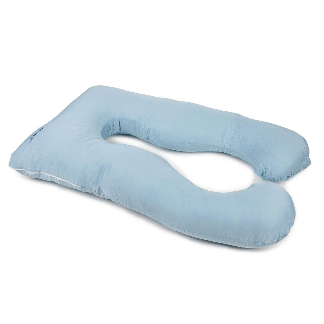 KOMFORTKISSEN-HIMMELBLAU - Hellblau, Textil (100/150cm) - KomfortKissen